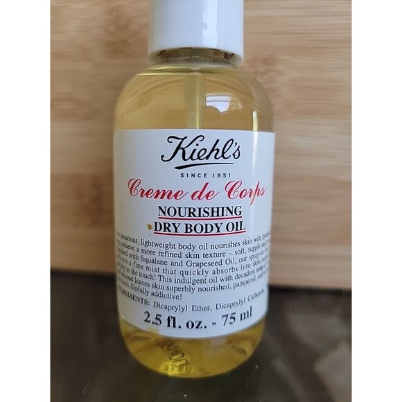 Kiehl's Creme De Corps Nourishing Dry Body Oil 2.5oz/75ml New - Picture 4 of 4